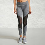 Damen-Sportleggings mit Patchwork-Muster