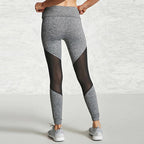 Damen-Sportleggings mit Patchwork-Muster