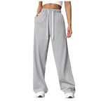 Damen Hose mit elastischer Taille und Seitentaschen