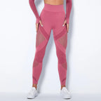 Damen Modische Mesh Leggings