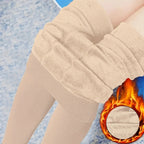 Dicke warme Thermo-Leggings mit hoher Taille für Damen