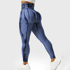 Fitness-Leggings mit hoher Taille für Damen