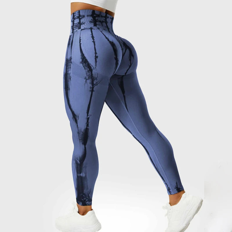 Fitness-Leggings mit hoher Taille für Damen