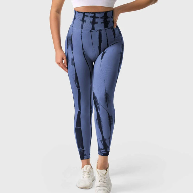 Fitness-Leggings mit hoher Taille für Damen
