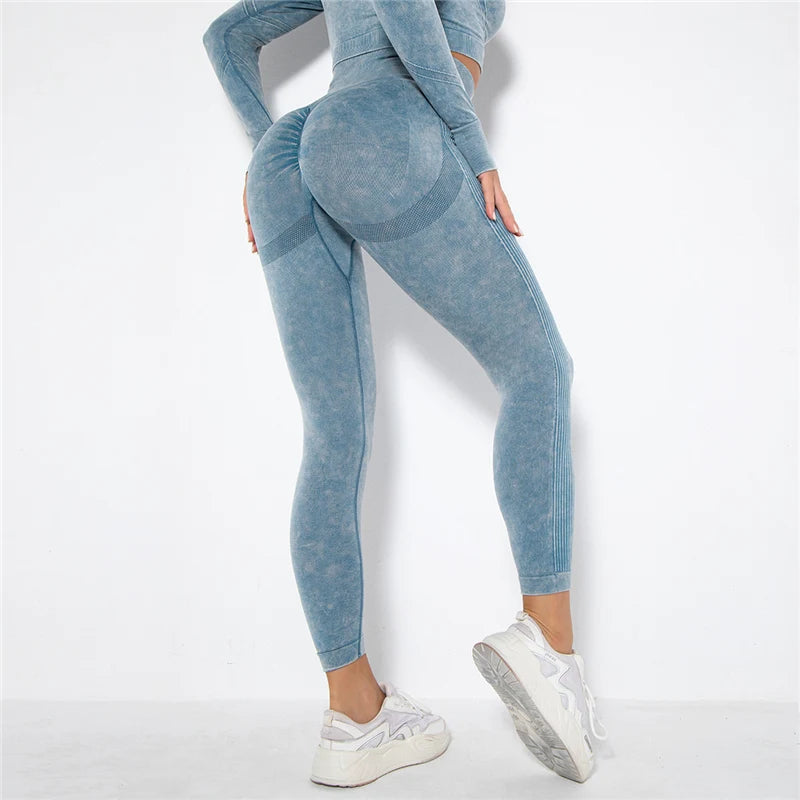 High Waist Yoga Damen Leggings