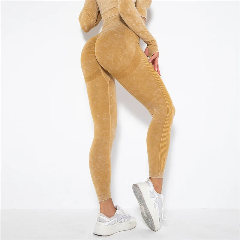 High Waist Yoga Damen Leggings