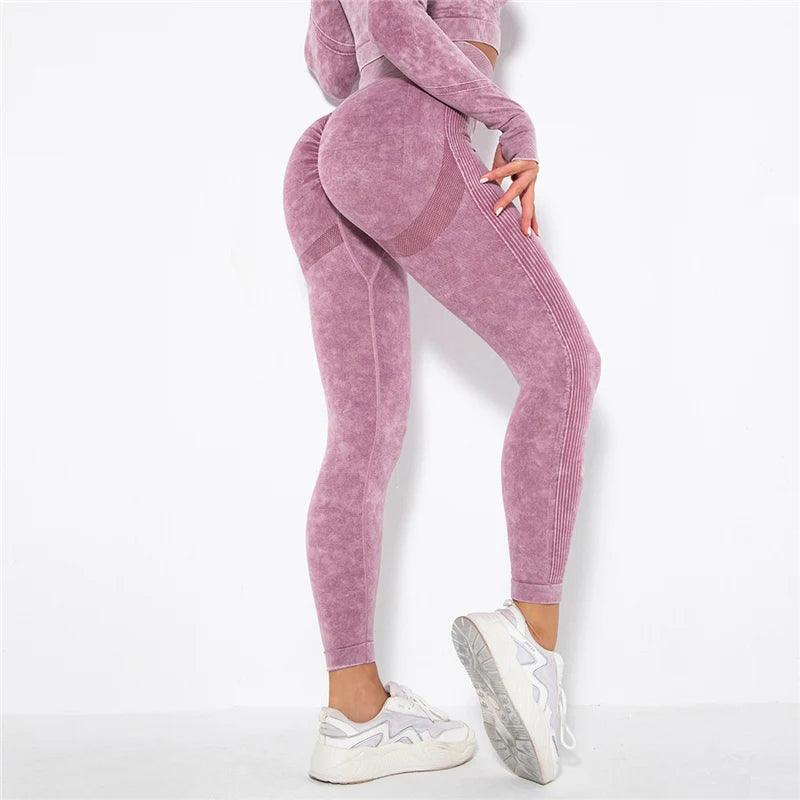 High Waist Yoga Damen Leggings