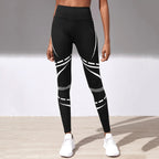 Leggings mit Geomuster für Damen