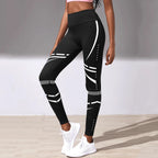 Leggings mit Geomuster für Damen