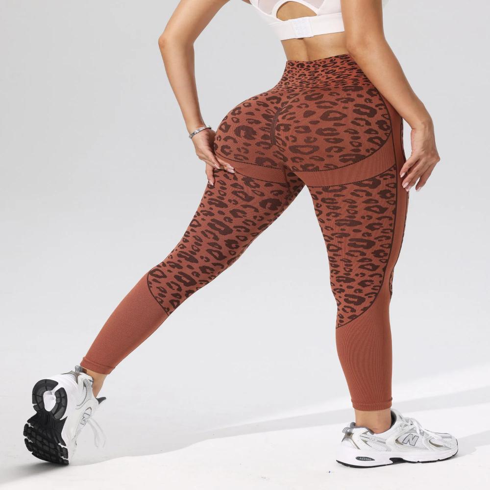 Skulptur Leoparden Sportbekleidung Damen Legging