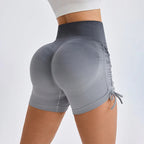 Sommer Leggings Shorts mit Farbverlauf für Damen