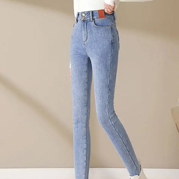 Winterwarme Damen Jeans Leggings