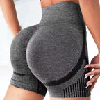 Yoga-Shorts mit hoher Taille