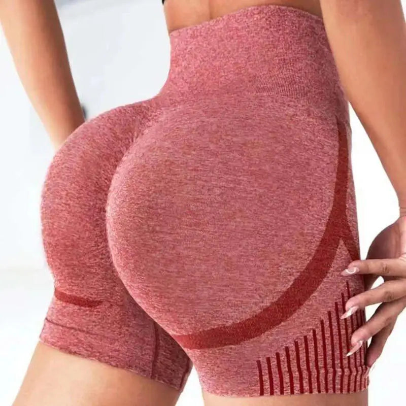 Yoga-Shorts mit hoher Taille