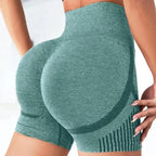 Yoga-Shorts mit hoher Taille