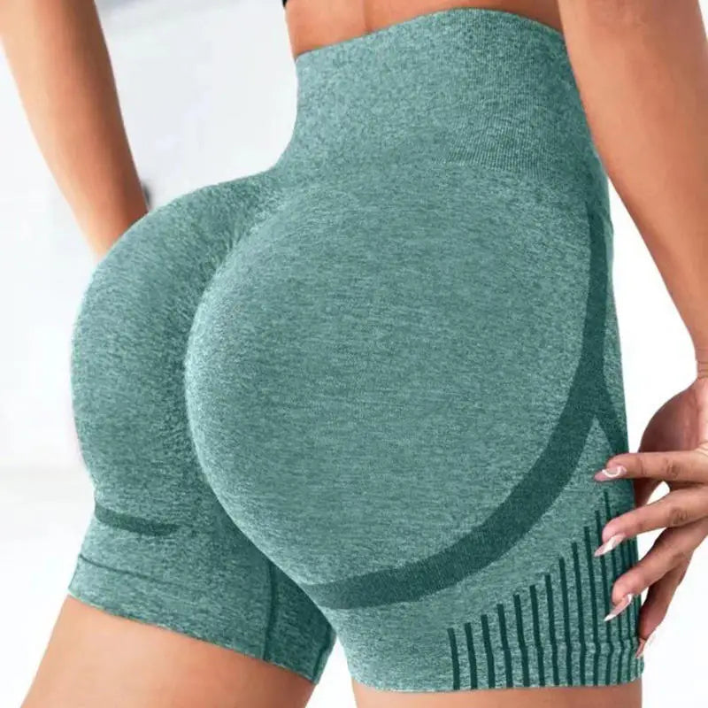 Yoga-Shorts mit hoher Taille