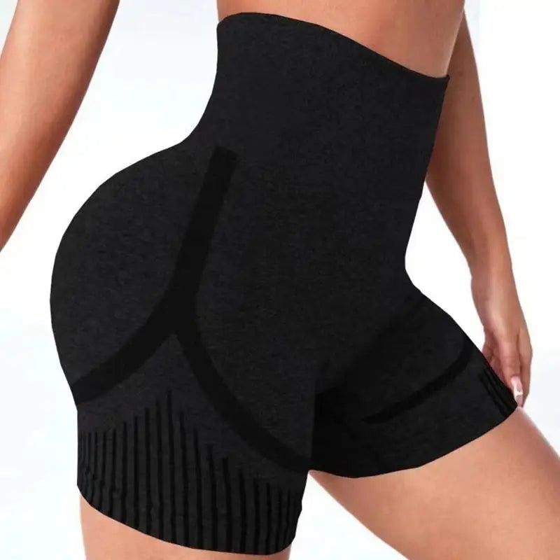 Yoga-Shorts mit hoher Taille