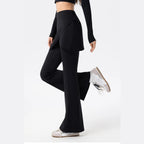 Yoga Fitness Leggings mit hoher Taille für Damen