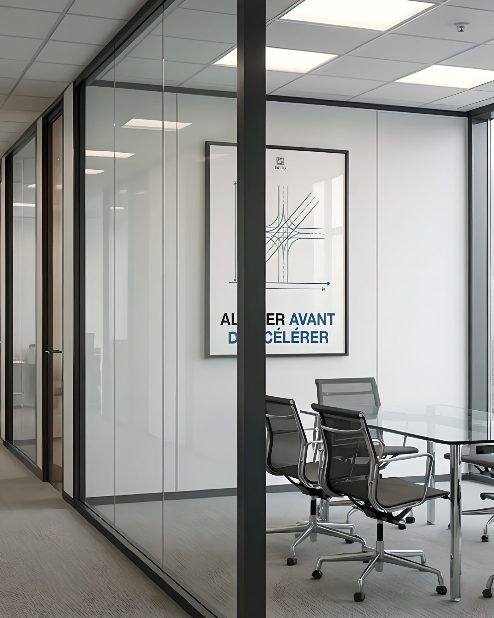 Poster premium encadré « ALIGNER AVANT D’ACCÉLÉRER » – Image 5